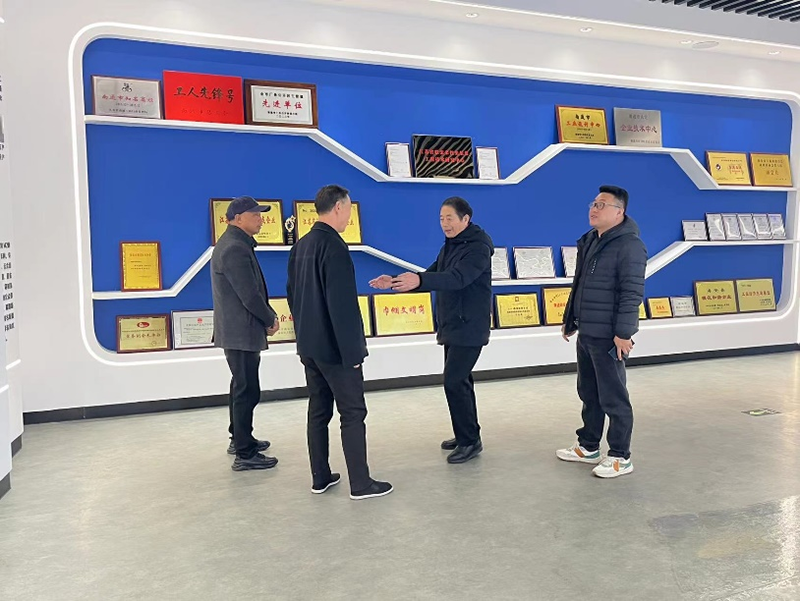 2024年1月13日上午中国塑料加工工业协会塑料编织制品专业委员会王学保会长莅临我司指导